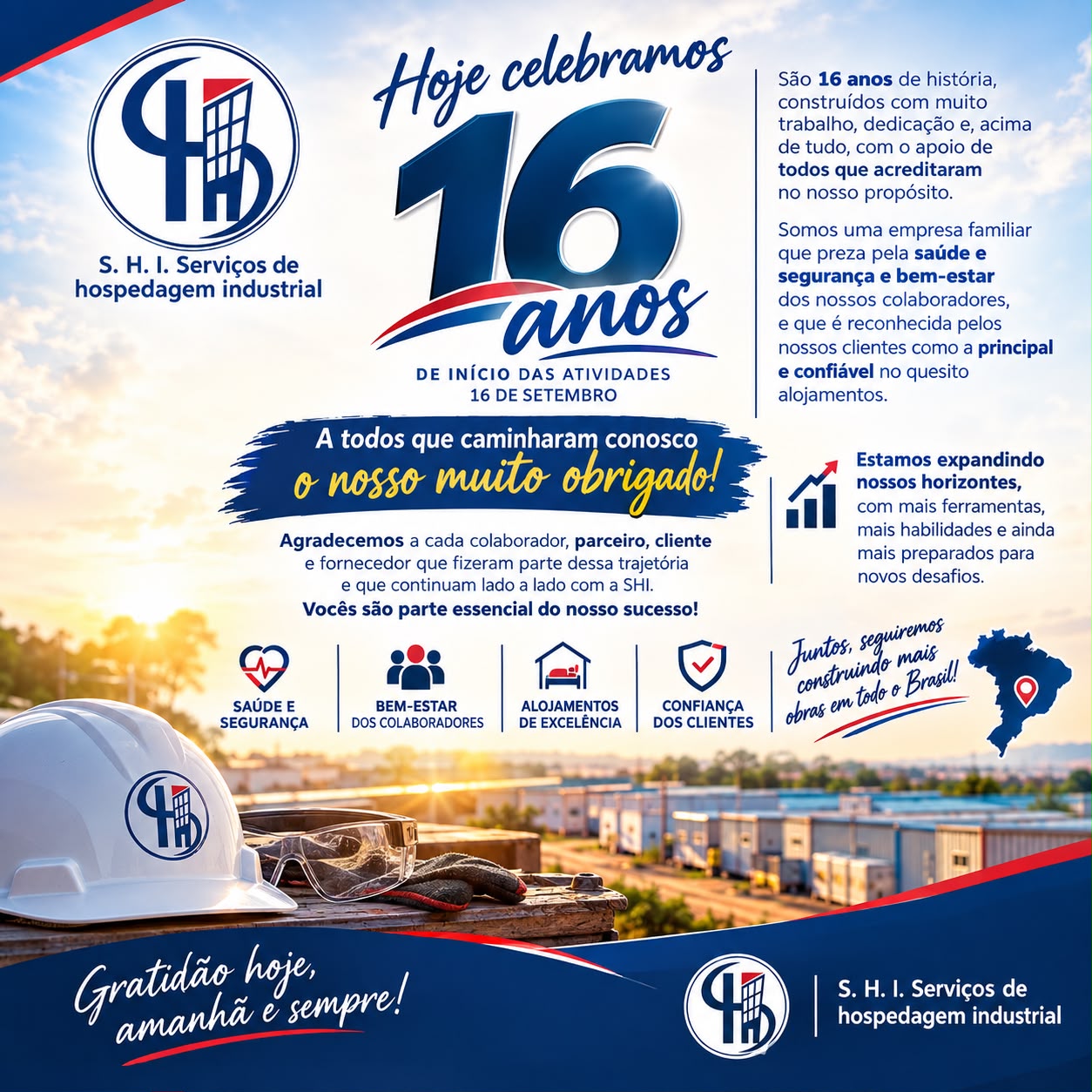 SHI: comemoração dos 16 anos
